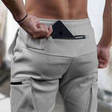 Load image into Gallery viewer, Men&#39;s jogging pocket design sweatpants New cotton camouflage men&#39;s fitness multi-pocket jogging pants fashion training suit